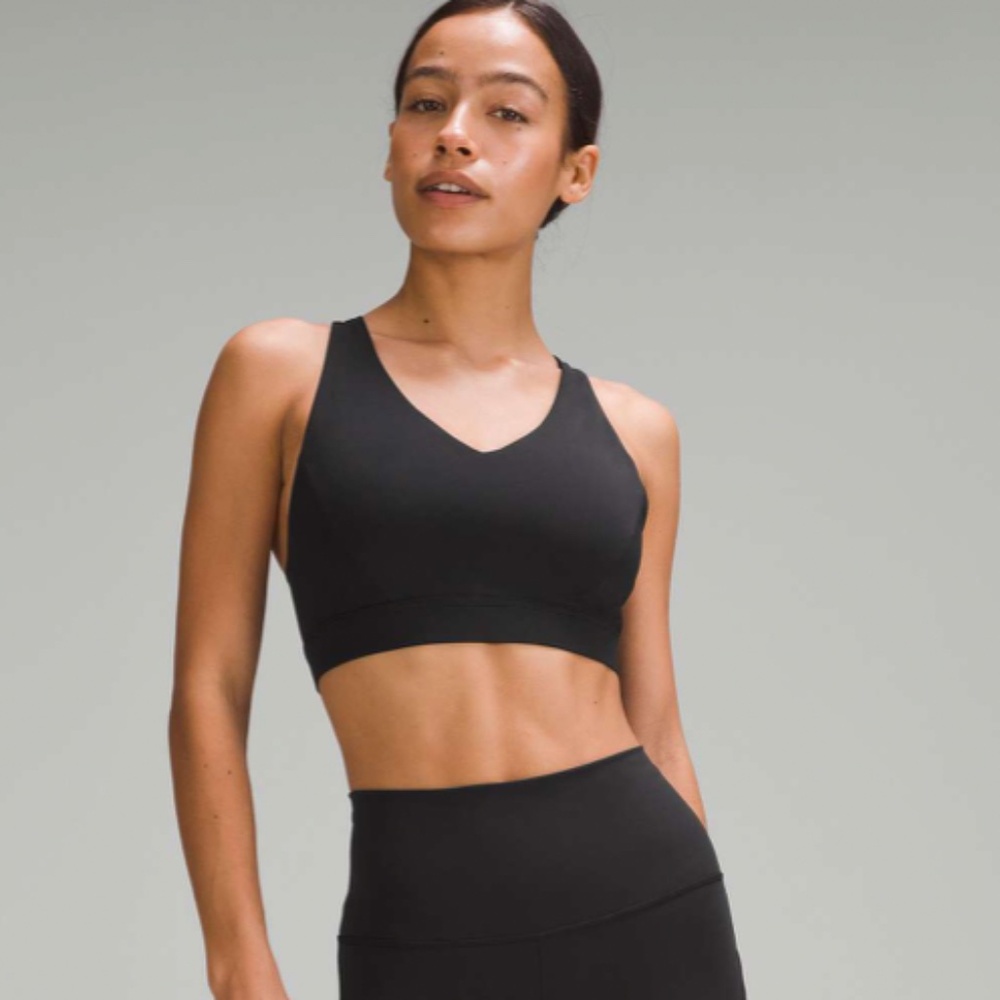 Lululemon Envital Bra *Medium Support, D/DD Cup Black Size 14